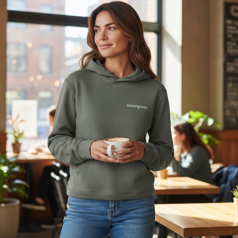MADHAPPY x SweetGreen Hoodie Sweatshirt Pullover Top